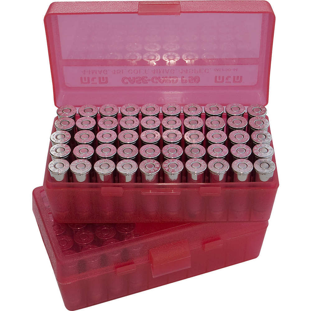 Misc. Accessories MTM Case Gard 380/9mm MTM P509M29     50RD  PSTL BOX 9MM-380         RED • Model: 380/9mm